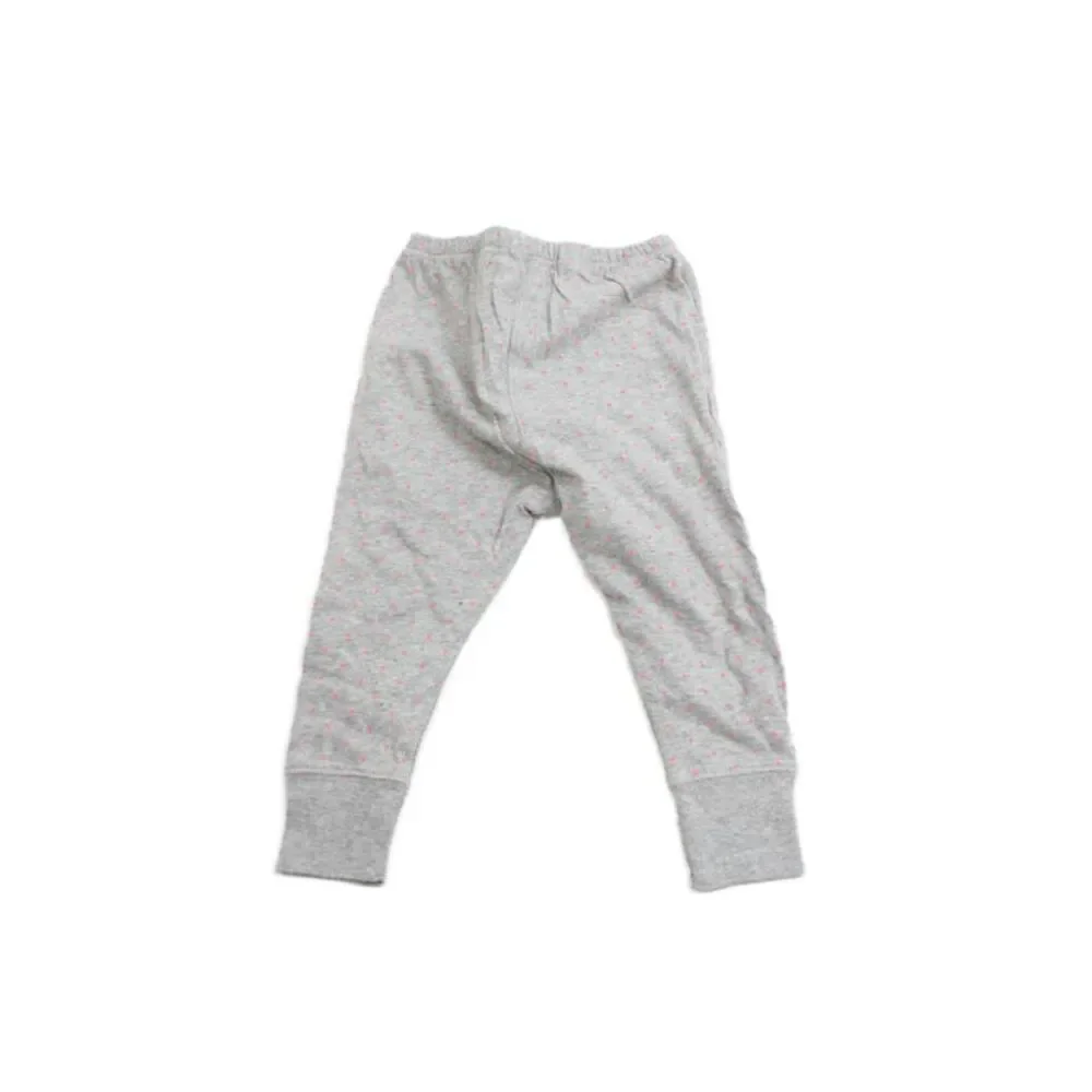 Bonpoint Girls Spotted Print Leggings Gray Size 12 Months